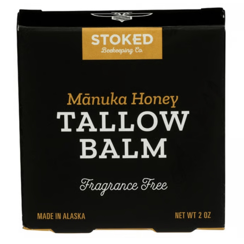 Stoked Beekeeping Manuka Honey Tallow Balm Fragrance Free